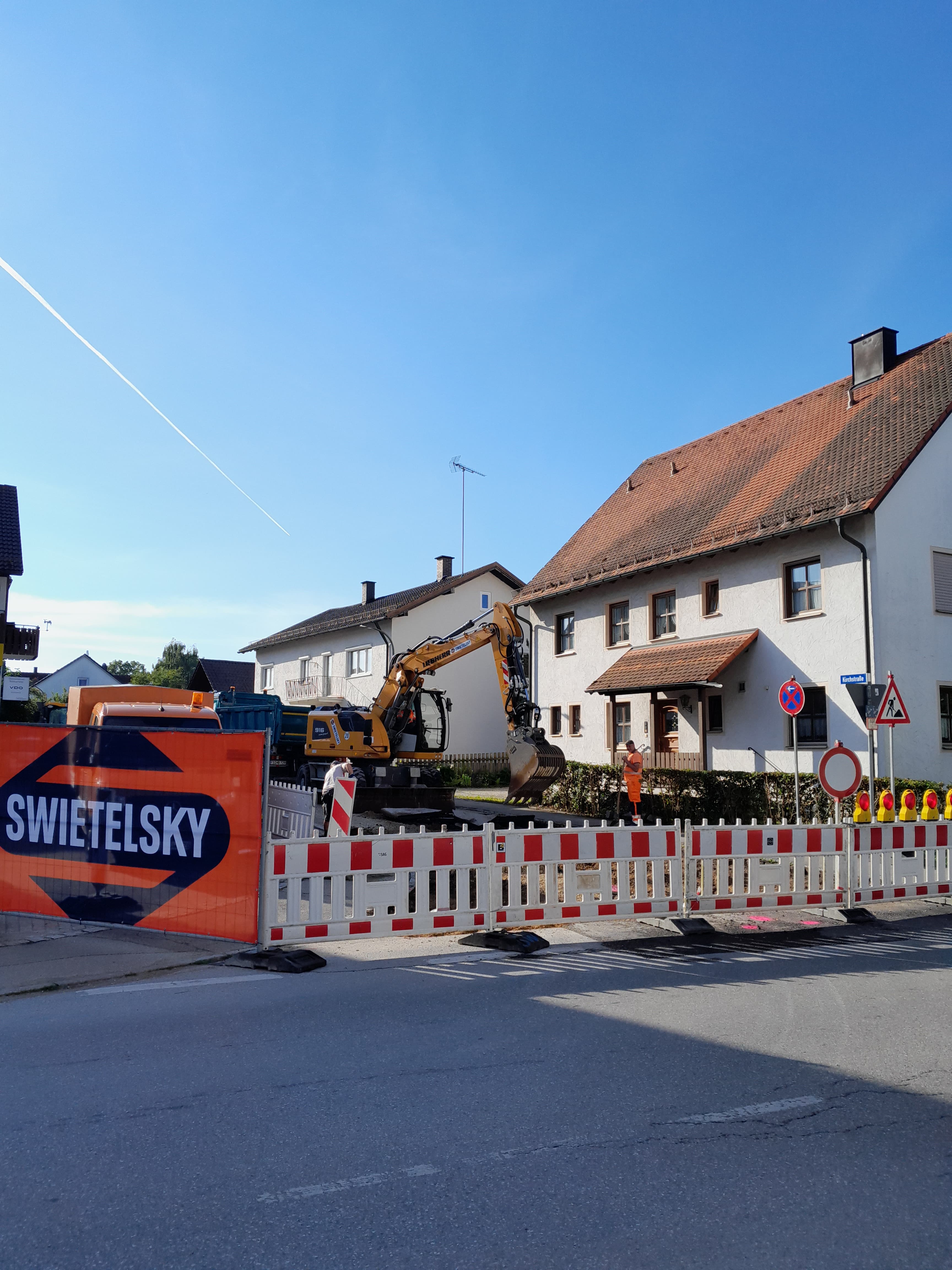 Straßensanierung Kirchstraße 2. BA in Petershausen gestartet - DE